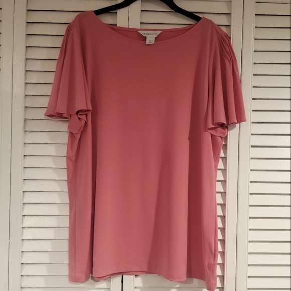 Liz Claiborne Tops - Liz Claiborne Pleated Sleeves Blouse